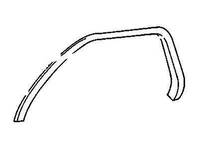 GM 10181108 MOLDING, Rear Side Door Trim Finish