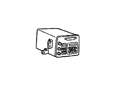 GM 16172721 Control Assembly, Amplitude Modulation/Frequency Modulation Stereo & Clock & Tape Player