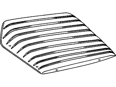 GM 998386 Sunshade Pkg., Rear. Window