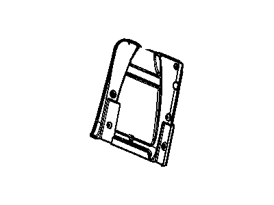 GM 88941124 Panel,Rear Seat Back Cushion Trim