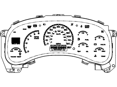 2003 Chevrolet Tahoe Speedometer - 15135675