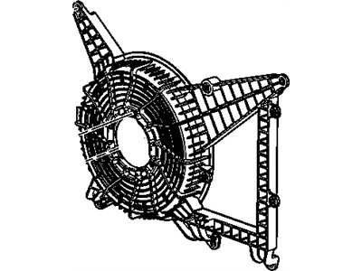 GM 25728389 Shroud,Engine Coolant Auxiliary Fan