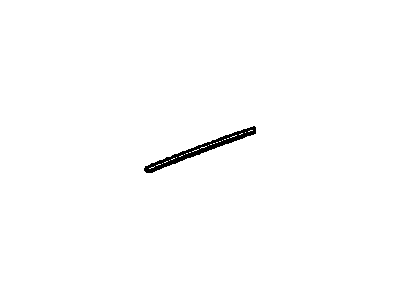 GM 15791389 Molding Assembly, Roof Panel (Paint To Match) *Black