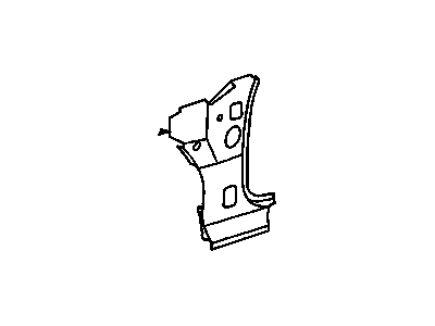 GM 20745162 REINFORCEMENT, Front Body Hinge Pillar