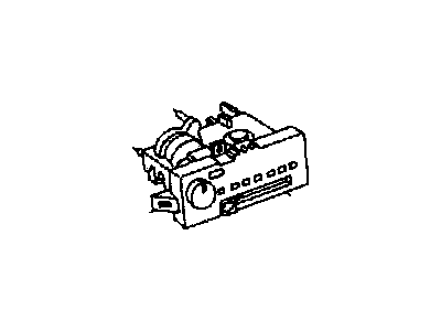 GM 16034631 Heater & Air Conditioner Control Assembly