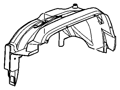 GM 25901289 Liner,Front Wheelhouse