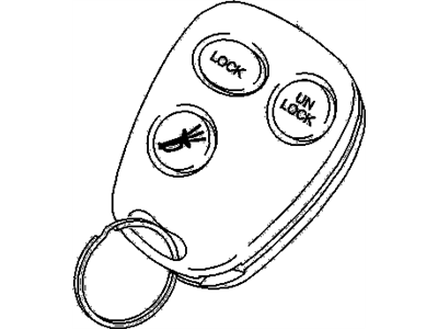 GM 10377295 Transmitter Asm,Remote Control Door Lock