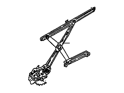 GM 94848770 Front Side Door Window Regulator