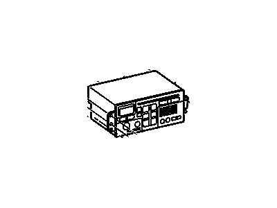 GM 22716675 Radio Assembly, Amplitude Modulation/Frequency Modulation Stereo & Clock & Audio Dis*Math Data