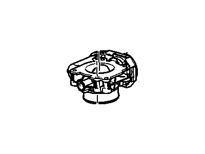 GM 12631187 Throttle Body Assembly (W/ Throttle Actuator)