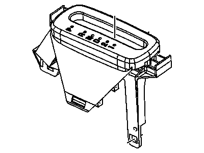 2000 Chevrolet Cavalier Automatic Transmission Shift Indicator - 22663028