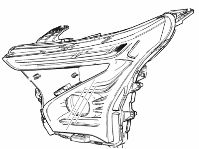 GM 42788679 Headlamp Assembly, Front