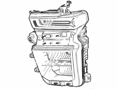 GM 84738618 Front Headlight Assembly