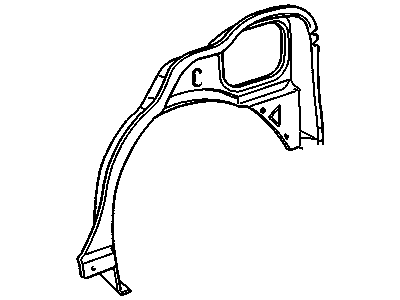 GM 22602755 Panel, Quarter Inner & Rear Wheelhouse <Use 1C4J