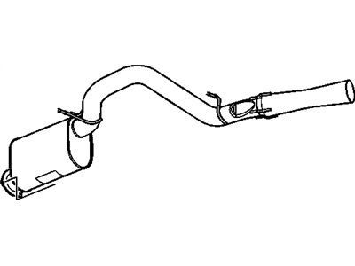 2009 Chevrolet Silverado Exhaust Pipe - 25995867