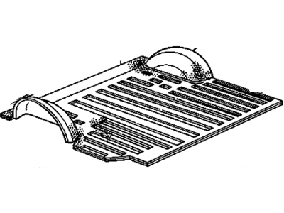 GM 15953609 Carpet Assembly, Floor Rear *Beige