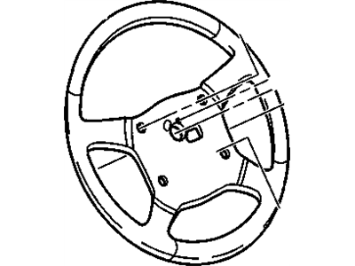 GM 16825357 Steering Wheel Assembly *Pewter