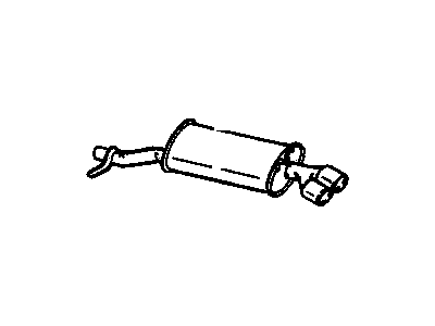 Cadillac Deville Exhaust Pipe - 25657466