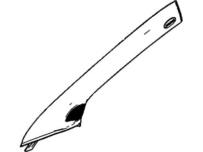 GM 95187241 Molding,Windshield Side Garnish *Titanium