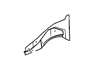 GM 15127303 Rail, Front Compartment Upper Inner Side