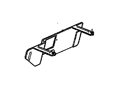 GM 25762921 Panel Assembly, Body Rear Seat Back Trim