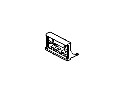 GM 25550390 Bracket, Front License