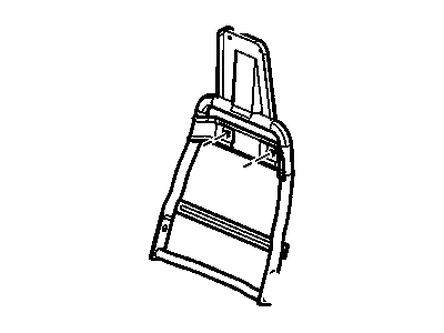 GM 19127841 Frame,Passenger Seat Back Cushion