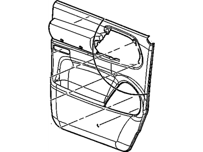 GM 15754020 PANEL, Door Trim/Access