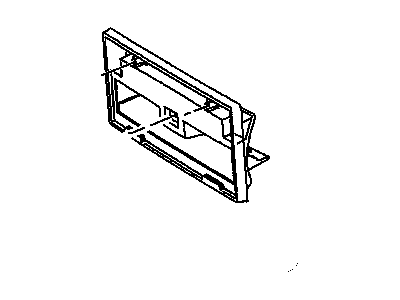 GM 21061007 Bracket,Front License Plate