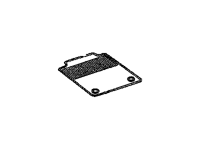 GM 12371306 Mat Pkg,Front Carpet