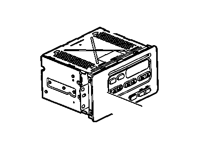 GM 22732926 Radio Assembly, Amplitude Modulation/Frequency Modulation Stereo & Clock & Audio Disc