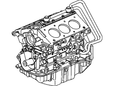 GM 10400186 Engine Asm,3.0 L (181 Cubic Inch Displacement) Service Partial