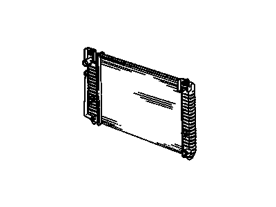 2001 Chevrolet Silverado Radiator - 15849617