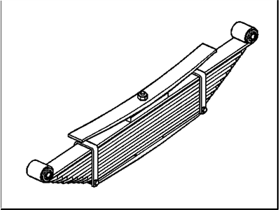 1994 Chevrolet P30 Leaf Spring - 15151122