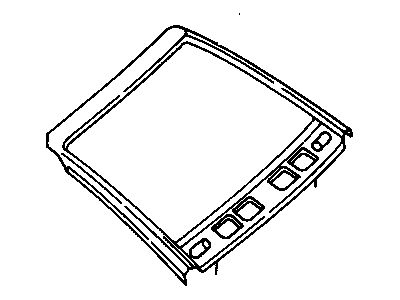 GM 12517625 Panel, W/Shield Frame & Side Frame Reinforcement