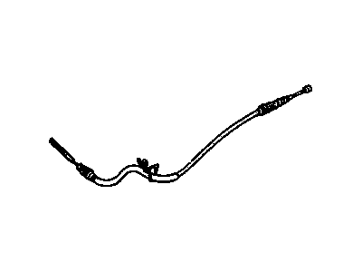 1993 Cadillac Seville Parking Brake Cable - 25640421