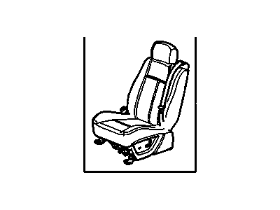 GM 15943243 Seat Assembly, Driver *Cashmere