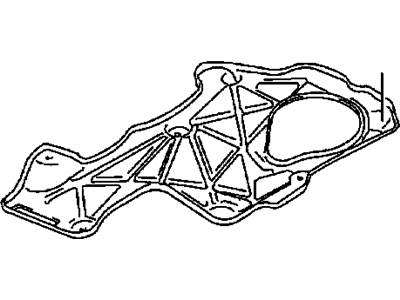 GM 91176081 Baffle,Oil Pan