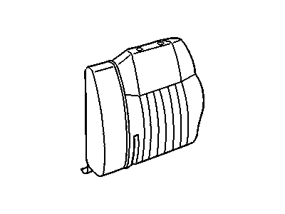 GM 12492084 COVER, Rear Seat Back