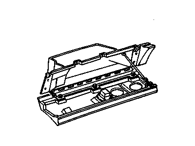 GM 14031892 Stop Assembly, Instrument Panel Compartment Door