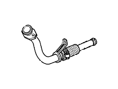 1998 Chevrolet Astro Fuel Filler Hose - 15763772