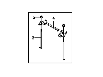 GM 96280186 Retainer,Battery Hold Down