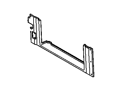 GM 15723161 Baffle,Radiator Support