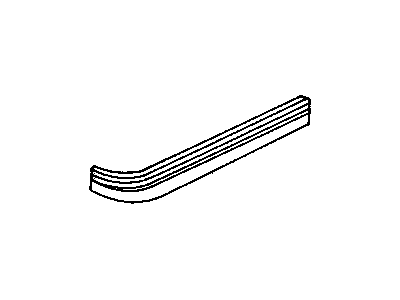 GM 15958111 Strip, Rear Bumper Rubber Lh