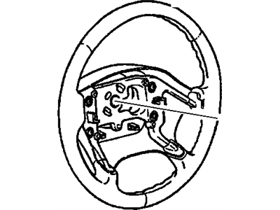 GM 16759716 Steering Wheel Assembly *Shale