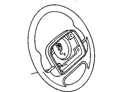 GM 17997243 Steering Wheel Assembly *Graphite