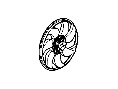 Saturn Relay A/C Condenser Fan - 15875023