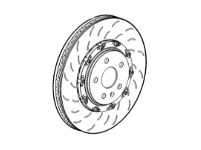 2017 Chevrolet Camaro Brake Disc - 23245480