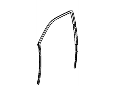 GM 25956729 Weatherstrip, Front Side Door Window