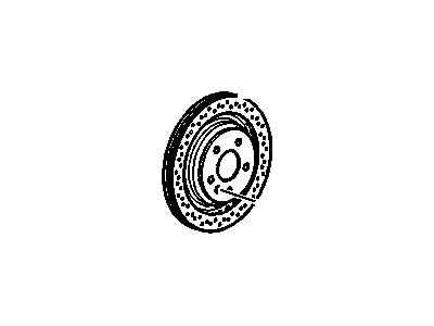 GM 23127569 Rear Brake Rotor